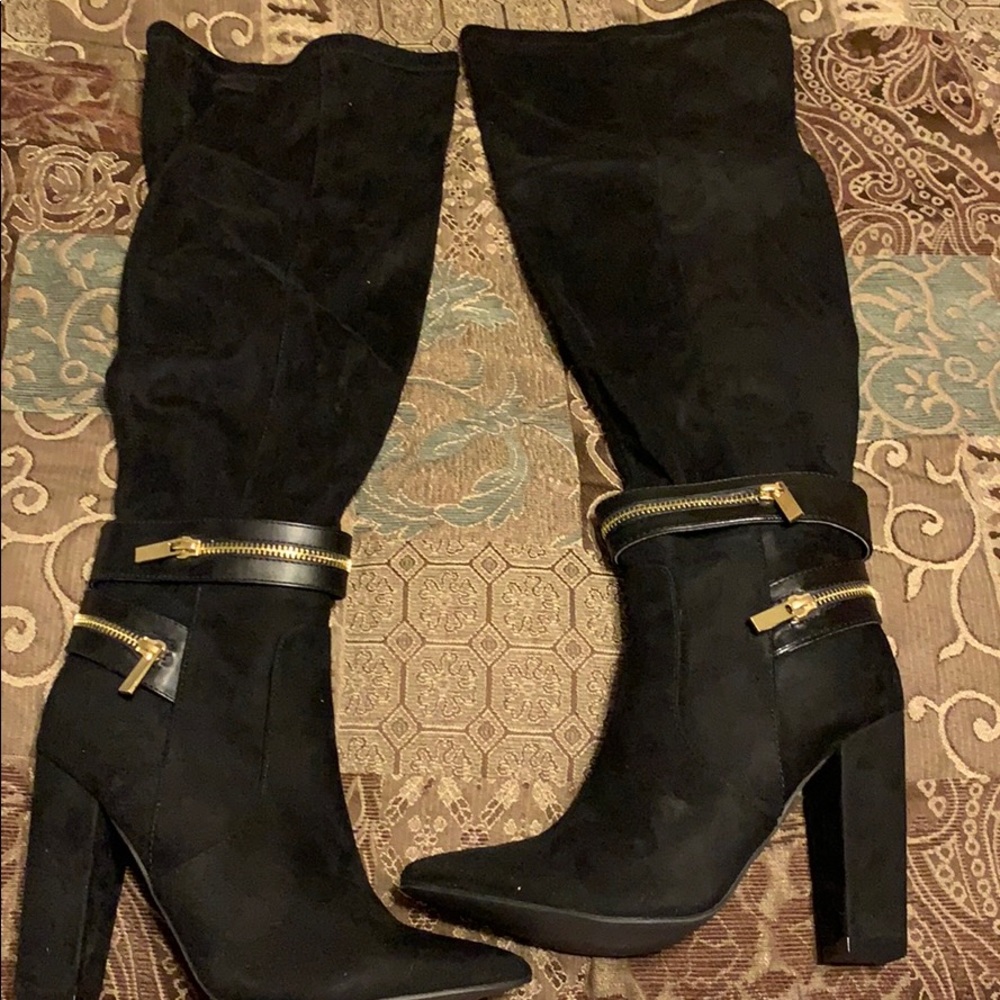 Knee-high boots
